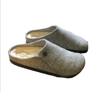 Birkenstock Slippers, Light Gray, size 37